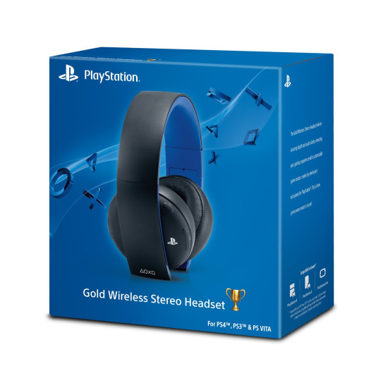 Sony Sony Gold Wireless Stereo Headset PS4 PS3 PSVita Black